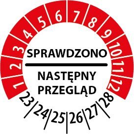 Инспекционная наклейка, 20 мм/108 шт.