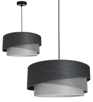 LAMPA WISZĄCA SUFITOWA ŻYRANDOL ABAŻUR NOWOCZESNY