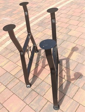 НОЖКА КОМПЛЕКТ МЕТАЛЛИЧЕСКИХ НОЖЕК ДЛЯ СТОЛА И САДОВЫХ СКАМКОВ