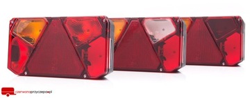 ЗАДНИЙ ФОНАРЬ ПРИЦЕПА с треугольником WAŚ W125 ЛЕВЫЙ