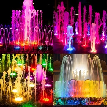 4 шт. МНОГОЦВЕТНЫЕ СВЕТИЛЬНИКИ RGB ДЛЯ ПОДВОДНОЙ СПА-ВАННЫ ДЛЯ ВАЗЫ