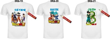Футболка с именем Dragon Ball Z Super San GOKU 122-128 см