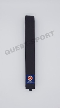 PAS KYOKUSHIN z naszywką 240 cm czarny