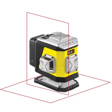 Laser krzyżowy poziomica laserowa CL2R czerwony laser 360 nivel system