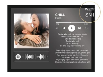 РАМКА С ВАШИМ ФОТО И ПЕСНЯ SPOTIFY В ПОДАРОК