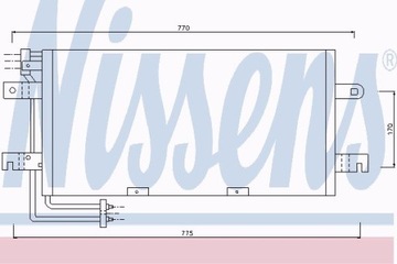 CHLADIČ KLIMATIZACE VOLKSWAGEN