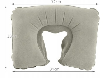 НАДУВНАЯ ПОДУШКА ДЛЯ ПУТЕШЕСТВИЯ ПРОТИВОШОКОВАЯ С ПОДГОЛОВНИКОМ