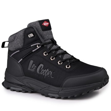 Buty, trapery zimowe Lee Cooper Black LCJ-23-01-2036M Ocieplane