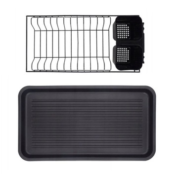 СЕН ДЛЯ СУШКИ ПОСУДЫ, ОДНОУРОВНЕВЫЙ, ЧЕРНЫЙ, ЕМКОСТНЫЙ