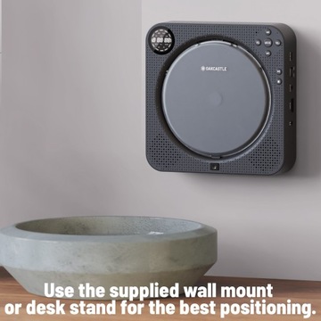 ПОРТАТИВНЫЙ FM BLUETOOTH CD-ПЛЕЕР OAKCASTLE