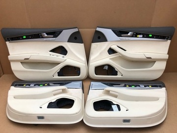 AUDI A8 D4 СТОРОНЫ, ОБИВКА ДВЕРЕЙ, БЕЖЕВЫЙ, КОРИЧНЕВЫЙ