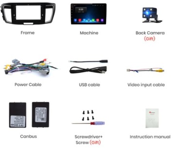РАДИО АНДРОИД HONDA ACCORD 9 2012-2018 2/32 DSP