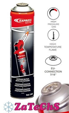 EXPRESS 2015 - Zasobnik kartusz butla gaz butan / propan / propen - 600 ml