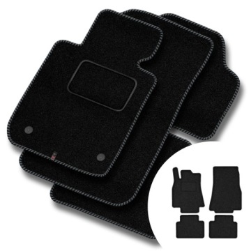 Velurové koberce Streak pro Mercedes-Benz třídy A W169 2004-2012 2 stopky