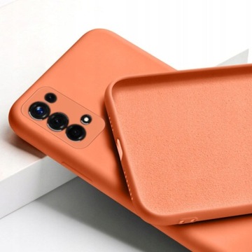 ETUI DO OPPO A54 5G / A74 5G / A93 5G SILIKON CASE + SZKŁO