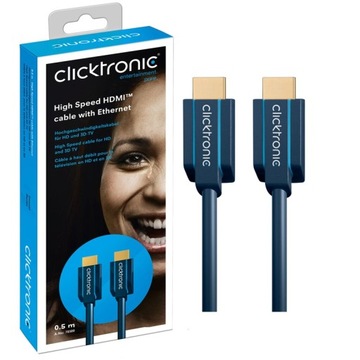 CLICKTRONIC A Высокоскоростной кабель HDMI 3м