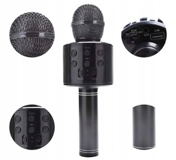 БЕСПРОВОДНОЙ КАРАОКЕ-МИКРОФОН, ДИНАМИК BLUETOOTH