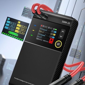 Портативный интеллектуальный аппарат точечной сварки 2в1 FNIRSI SWM-10 TFT