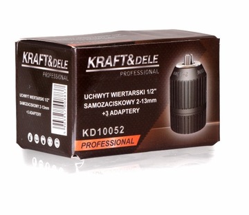 UCHWYT DO WIERTARKI WIERTARSKI GŁÓWKA FUTERKO 2-13mm gwint 1/2 + 2 adaptery