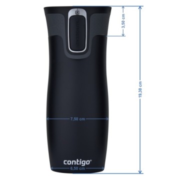 Термокружка Contigo West Loop, розовая