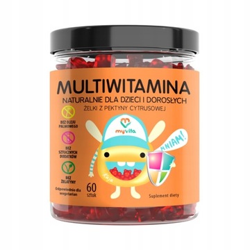 MYVITA Multiwitamina źródło witamin 60 żelków