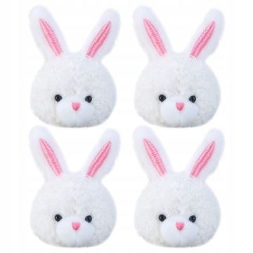 Plushes Bunny Accessories Rabbit Pin 4 Pcs