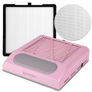 ПЫЛЕСБОРНИК ДЛЯ НОГТЕЙ БЕЗМЕШОЧНЫЙ КАССЕТНЫЙ ФИЛЬТР 80 ВТ РОЗОВАЯ СУПЕР ДОБАВКА