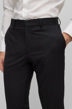 Hugo Boss eleganckie spodnie męskie z wełny r. 52