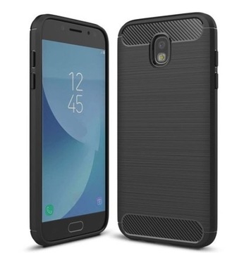 ETUI SOFT SLIM CASE CARBON DO SAMSUNG GALAXY J7 2017