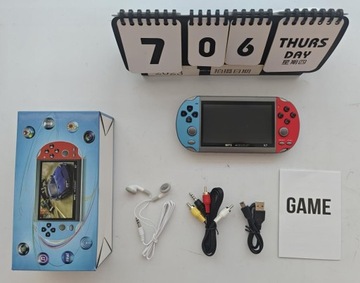 KONSOLA PRZENOŚNA DO GIER 1000 GIER RETRO 8GB MENU PL TV