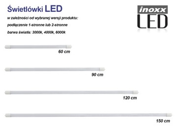 INOXX LED T8 ЛАМПА 60СМ 6000К TR FS 2S