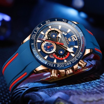 OLEVS 9936 Мужские спортивные кварцевые часы