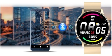 ЖЕНСКИЕ СМАРТ-ЧАСЫ GRAVITY SMS FB MENU PL +ГРАВИРОВКА