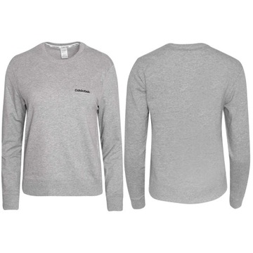 CALVIN KLEIN BLUZA DAMSKA L/S SWEATSHIRT GRAY r.S