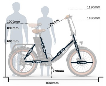 Składany rower elektryczny ONESPORT OT16-2 48V 17AH PL