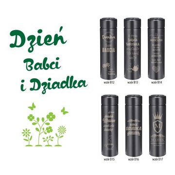 KUBEK TERMICZNY LED TERMOS GRAWER Idealny prezent!