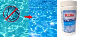 ZESTAW 1kg AKTYWNY TLEN + DOZOWNIK TABLETKI 20g JACUZZI BASENU SPA