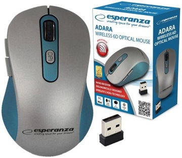 MYSZ MYSZKA BEZPRZEWODOWA OPTYCZNA 6D USB NANO