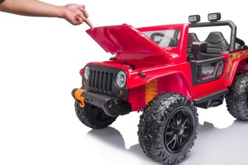 ВНЕДОРОЖНЫЙ ДЖИП С АККУМУЛЯТОРОМ 12В 4x 45ВТ БЕЛЫЙ ПУЛЬТ ДУ