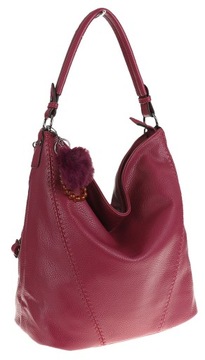 Elegancka Torebka Damska listonoszka worek P6431 Różowy