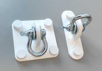 Потолочный держатель с ПОДШИПНИКОМ и дужкой, крюк для потолочного крепления 180, Белый MAT