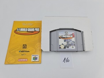 NINTENDO 64 F-1 WORLD GRAND PRIX BOX PAL ВЕРСИЯ