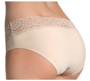Julimex figi bezszwowe Hipster Panty S beż