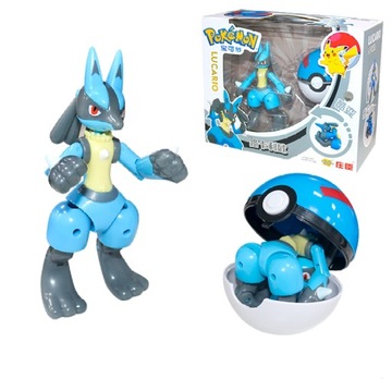 Pokeball Clip Składana figurka Pokemon Lucario