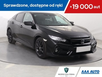 Honda Civic X Hatchback 5d Facelifting 1,0 VTEC TURBO 126KM 2021 Honda Civic 1.0 VTEC Turbo, Salon Polska