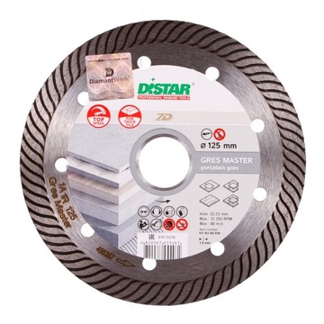 DISTAR GRES MASTER Tarcza do cięcia gresu 115