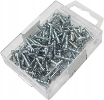 Wkręty osprzętowe do puszek 25 mm W25 (100 szt)