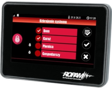 Сенсорная панель-манипулятор TPR-4B-P NeoGSM-IP 4,3″ TFT LCD, LED ROPAM