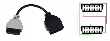 НАБОР ИЗ 6 АДАПТЕРОВ ДЛЯ MultiEcuScan ДЛЯ KKL И ELM327