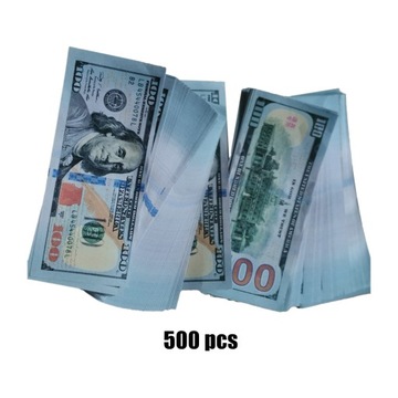 500PCS Опора Деньги Доллары Реплика Долларовой купюры